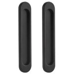 Lot de 2 poignees adhesives pour portes coulissantes, meubles, salle de bain, porte en verre, taille ...