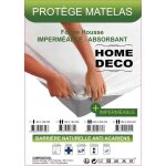 Lot de 2 protege matelas impermeable absorbant et anti - acariens - 140 x 190 cm Lot de 2 protege matelas impermeable absorbant et anti - acariens - 140 x 190 cm