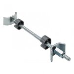Lot de 2 raccords de plan de travail acier chromé hettich, l. 150 mm Lot de 2 raccords de plan de travail acier chromé hettich, l. 150 mm
