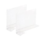 Lot de 2 s�parateurs d'�tag�res multifonctions en acrylique, etag�re de placard et s�parateur de placard ...