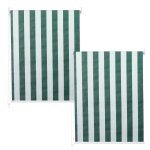 Lot de 2 stores enrouleurs de fentre avec kit de montage 120 x 230 cm protection solaire opaque vert ...