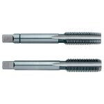 Lot de 2 tarauds � main m�triques fins hss din 2181