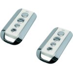 Lot de 2 tlcommande avidsen 104257 pour portail et porte de garage