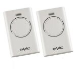 Lot de 2 t�l�commande faac xt2 pour portail