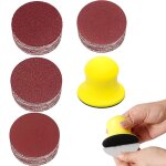 Lot de 20 blocs de ponçage secs et humides ¿ embouts ronds pour crochet et ponceuse ¿ avec papier abrasif ... Lot de 20 blocs de ponçage secs et humides ¿ embouts ronds pour crochet et ponceuse ¿ avec papier abrasif ...