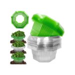 Lot de 20 colliers anti - limaces protection plantes rutilisable en plastique durable barrire physique ...