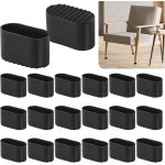 Lot de 20 embouts ovales pour pieds de chaise - 40 x 20 mm - pour chaises de jardin, ext�rieur - plastique ...