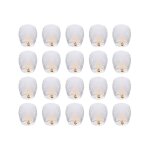 Lot de 20 lanternes flottantes en papier pour decorations de mariage, anniversaires, fetes et evenements, ...