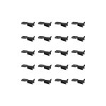 Lot de 20 taquets pour crmaillre, acier noir
