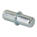Lot de 20 taquets a enfoncer, acier gris, diam. 5 mm