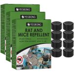 Lot de 24 boules repulsives naturelles a la menthe poivree pour souris, huile de menthe poivree naturelle, ...