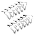 Lot de 24 pinces de table d'extrieur, porte - nappe, pour pique - nique, fte de mariage