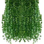 Lot de 24 plantes artificielles a suspendre pour dcoration extrieure mariage maison haie jardin escalier ...