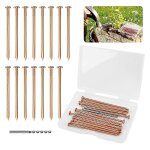 Lot de 25 clous en cuivre pour abattre les souches d'arbres, clous en cuivre de 3, 15 pouces avec perceuse, ... Lot de 25 clous en cuivre pour abattre les souches d'arbres, clous en cuivre de 3, 15 pouces avec perceuse, ...