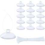 Lot de 28 ventouses de 35 mm avec 56 attaches transparentes à fermeture éclair, ventouses anti - collision, ... Lot de 28 ventouses de 35 mm avec 56 attaches transparentes à fermeture éclair, ventouses anti - collision, ...