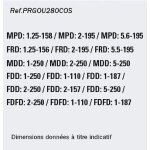 Lot 280 cosses en coffret