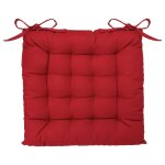 Lot 2x galette de chaise - rouge