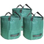 Lot de 3 x 500l sacs de jardin sacs de d�chets jardin r�sistants sac � d�chets de jardin sac d�chet en ...
