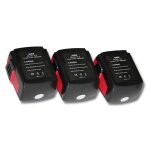 Lot de 3 batteries vhbw 4000mah (14. 4v) pour outils hilti sf 144 - a cpc 14. 4 v, sf144 - a, sfh 144 ... Lot de 3 batteries vhbw 4000mah (14. 4v) pour outils hilti sf 144 - a cpc 14. 4 v, sf144 - a, sfh 144 ...