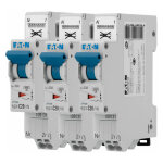 Lot de 3 disjoncteurs auto 20a plg, ph + n, borne � ressort, 4, 5ka (en 60898) courbe c - eaton