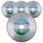 Lot de 3 disques diamant 200 x al. 30 / 25, 4 / 22, 23 x ht. 5 mm carrelage, faence - cutter - diamwood ...