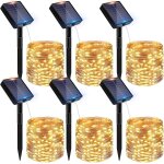 Lot de 3 guirlande solaire exterieur, 3x12m 120 led golaire extérieur ip65 etanche, 8 modes guirlande ... Lot de 3 guirlande solaire exterieur, 3x12m 120 led golaire extérieur ip65 etanche, 8 modes guirlande ...