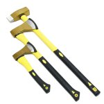 Lot de 3 haches compos d'une hache  fendre et d'un marteau  fendre jaune et noir helloshop26 16 0002715 ...