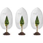 Lot de 3 housses d'hivernage pour plantes d'ext�rieur (60 cm x 80 cm) avec cordon de serrage r�sistantes ...