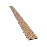 Lot de 3 lames de terrasse composite alv�olaires - long: 2, 4m - surface 1m - terracotta