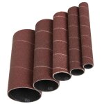 Lot de 3 manchons de poncage en oxyde d aluminium 114 mm grain 240