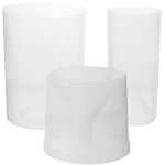 Lot de 3 pluviomtres en plastique pour mesurer la pluie, outil de mesure de la pluie pour l'extrieur ...