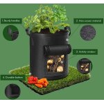 Lot de 3 sacs de culture robustes en tissu non tissé epais avec poignées (fenêtres) (lot de 3, 2, 6 l) ... Lot de 3 sacs de culture robustes en tissu non tissé epais avec poignées (fenêtres) (lot de 3, 2, 6 l) ...