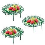 Lot de 3 supports pour fraisiers, structure de culture fruiti�re, support de plantation amovible et l�ger. ...