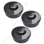 Lot de 3 tte dbroussailleuse 2. 4mm - tete debroussailleuse universel, accessoire professionnel pour ...