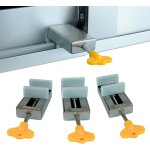 Lot de 3 verrou baie coulissantefermeture baie coulissante fiable & serrure baie vitre coulissante - ...