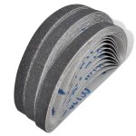 Lot de 30 courroies abrasives pour ponceuse  bande pneumatique