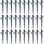 Lot de 30 goutteurs d'irrigation réglables à 360 degrés avec connecteur barbelé pour tuyau de 4 / 7 mm ... Lot de 30 goutteurs d'irrigation réglables à 360 degrés avec connecteur barbelé pour tuyau de 4 / 7 mm ...