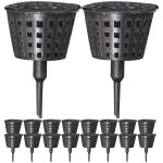 Lot de 30 paniers  engrais en plastique durable pour bonsas ¿ empche les pertes, facile  utiliser, ...