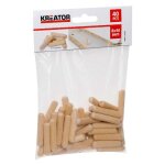 Lot de 30 tourillons bois ø 10x40mm Lot de 30 tourillons bois ø 10x40mm