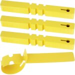 Lot de 300 etiquettes pour plantes de jardin a ecrire, r�sistantes aux intemp�ries, a suspendre, jaunes ...