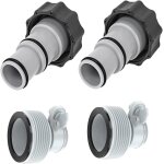 Lot de 4 adaptateurs de piscine, adaptateurs a et type b pour piscine intex, adaptateurs de tuyau interchangea ... Lot de 4 adaptateurs de piscine, adaptateurs a et type b pour piscine intex, adaptateurs de tuyau interchangea ...