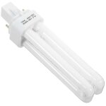Lot de 4 ampoules fluorescentes compactes 13 w, 2 broches, a led, accessoire Lot de 4 ampoules fluorescentes compactes 13 w, 2 broches, a led, accessoire