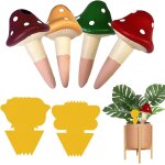 Lot de 4 arrosoirs pour plantes d'intérieur et d'extérieur en céramique avec pointes d'arrosage automatique ... Lot de 4 arrosoirs pour plantes d'intérieur et d'extérieur en céramique avec pointes d'arrosage automatique ...