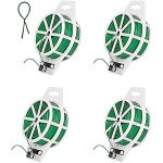 Lot de 4 attaches de jardin, 100 m, avec coupe - fil pour plantes grimpantes, vignes, arbustes et fleurs ...