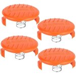 Lot de 4 bobines de fil pour coupe - bordure afs compatible avec black et decker rc - 100 - p Lot de 4 bobines de fil pour coupe - bordure afs compatible avec black et decker rc - 100 - p