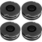 Lot de 4 bobines et fil de dbroussailleuse compatibles avec spear & jackson s6030et - recharges de rechange ...