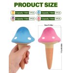 Lot de 4 cnes d'arrosage autonomes en terre cuite, globes goutteurs dcoratifs pour plantes - systme ...