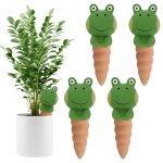 Lot de 4 cnes d'arrosage autonomes en terre cuite, globes goutteurs dcoratifs pour plantes - systme ...