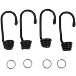 Lot de 4 crochets et 4 bagues werkapro, pour tendeur elastique de 10mm