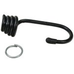 Lot de 4 crochets et 4 bagues werkapro pour tendeur elastique de  8 mm